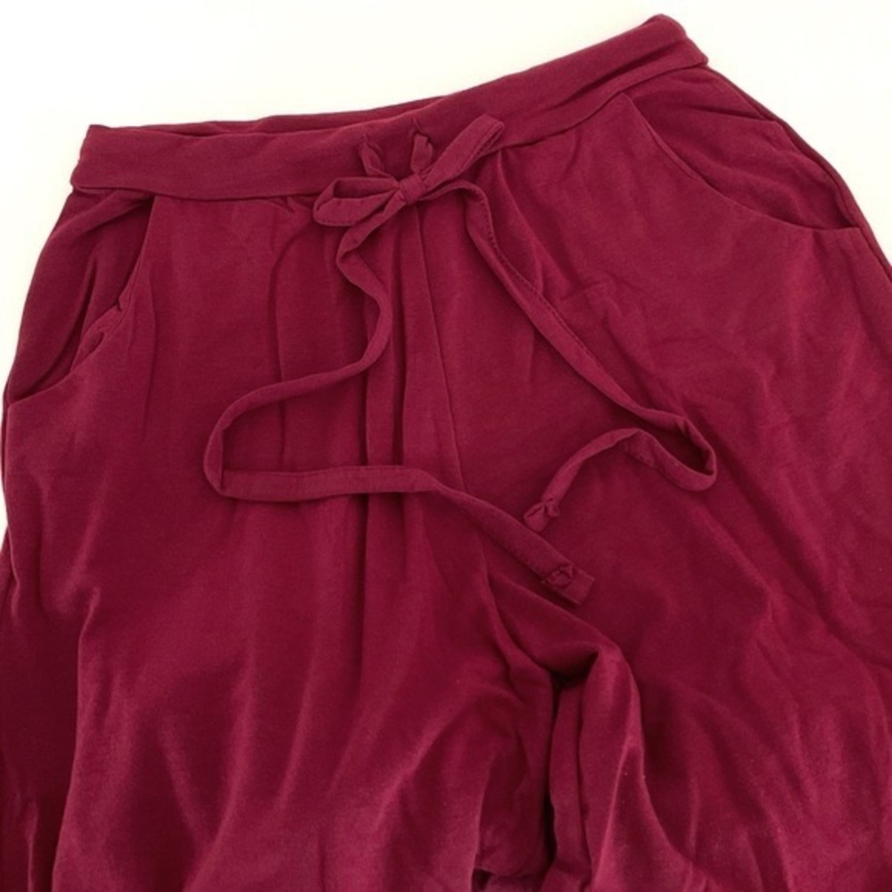 New Cropped Wide Leg Lounge Pants - Picture 4 of 6